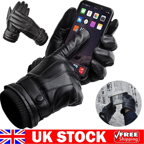 Mens leather gloves real soft - gloves,