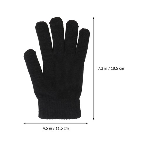 Winter knit gloves - winter,