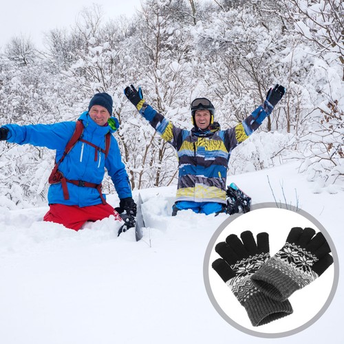 Durable acrylic winter gloves - durable,