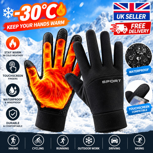 Winter gloves waterproof - winter,