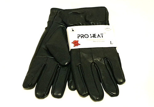 Leather winter gloves warm - leather,