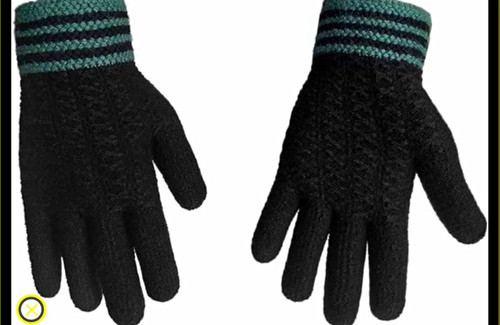 Men black knit - knit, winter