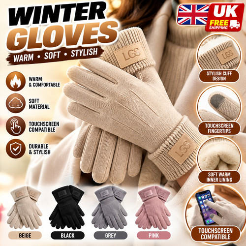 Luxury winter cashmere gloves - winter,
