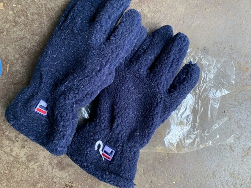 Fila navy fleece winter gloves - fila,