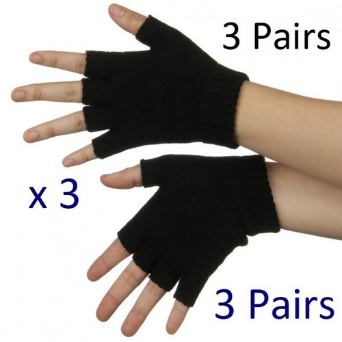 Unisex fingerless black - fingerless, magic