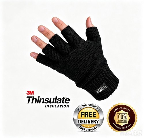Mens adults half finger - half,