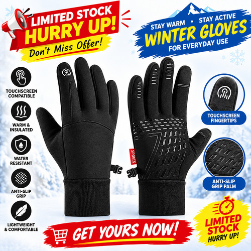 Winter gloves waterproof - gloves,