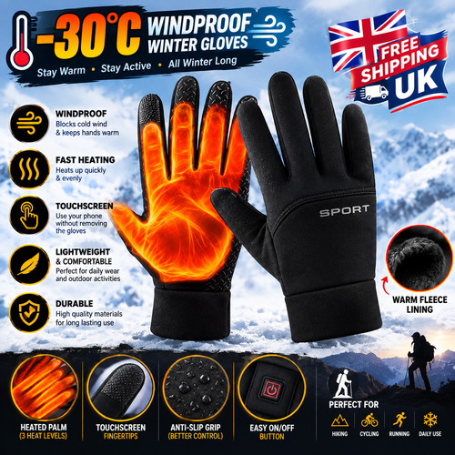 Winter gloves windproof - winter,