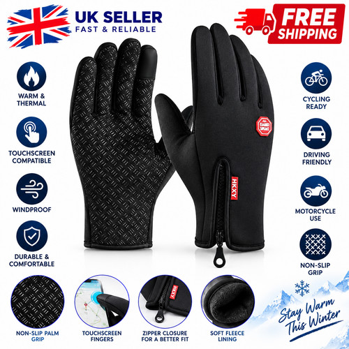 Thermal winter gloves men - winter,