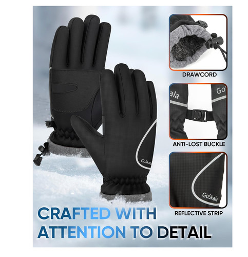Goskala winter warm gloves - winter,